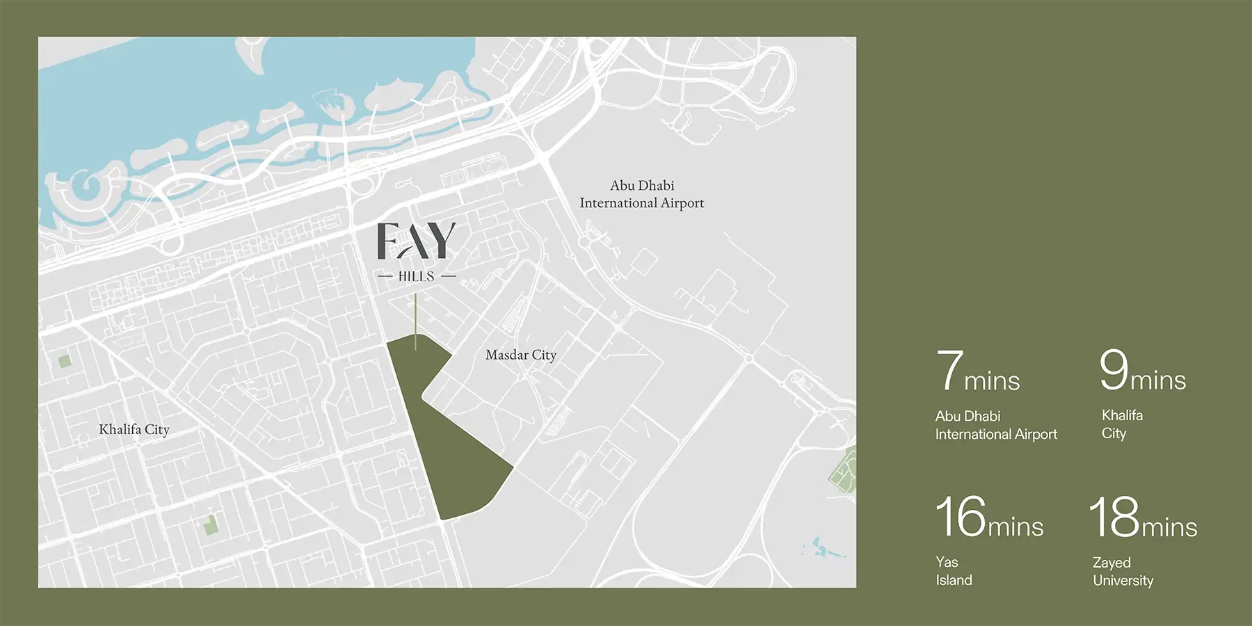 Fay Gardens at Masdar City Master Plan