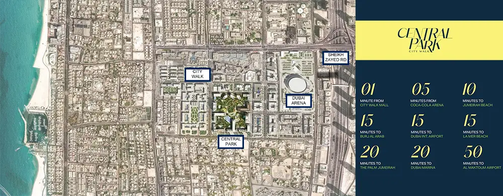 Damac Islands Dubai Location Map