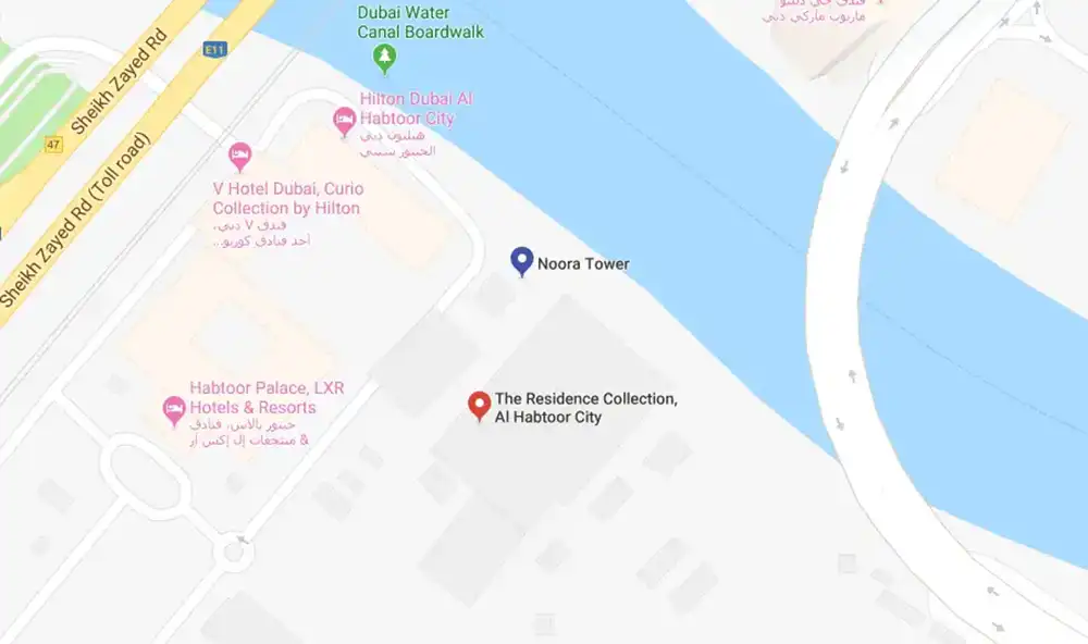 Damac Islands Dubai Location Map