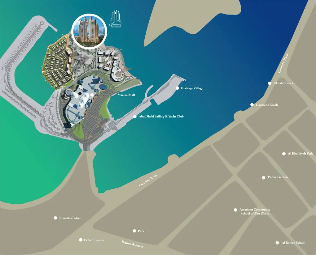 Damac Islands Dubai Location Map