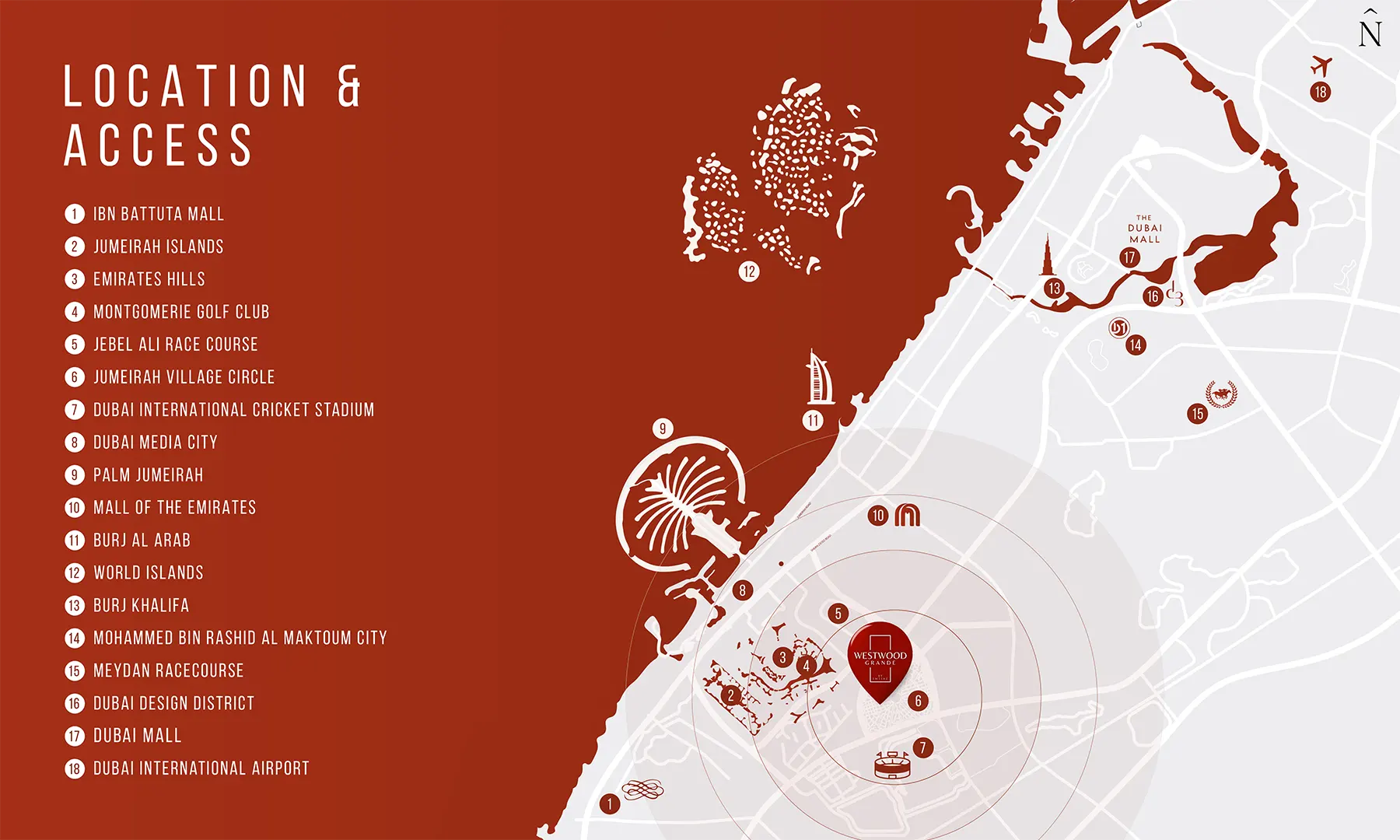Damac Islands Dubai Location Map