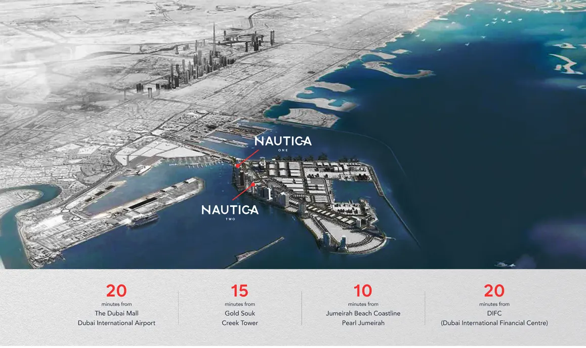 Damac Islands Dubai Location Map
