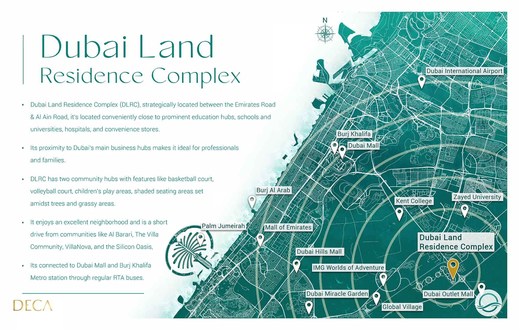 Damac Islands Dubai Location Map