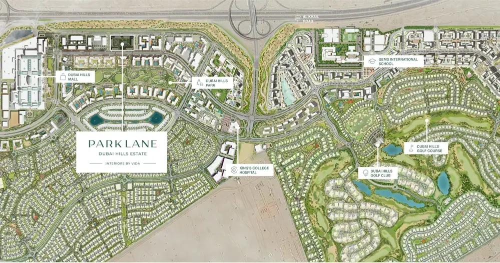 Damac Islands Dubai Location Map