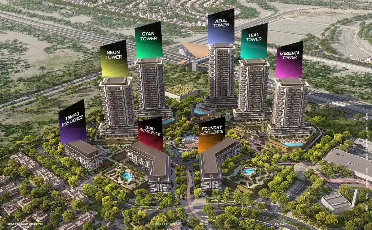 Rise by Athlon Cyan Tower Master Plan