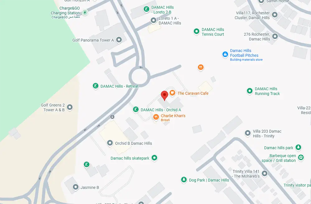 Damac Islands Dubai Location Map