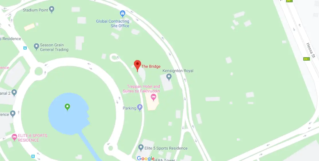 Damac Islands Dubai Location Map