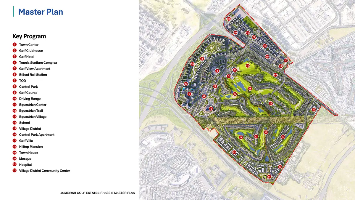 Jumeirah Golf Estates - The Next Chapter Master Plan