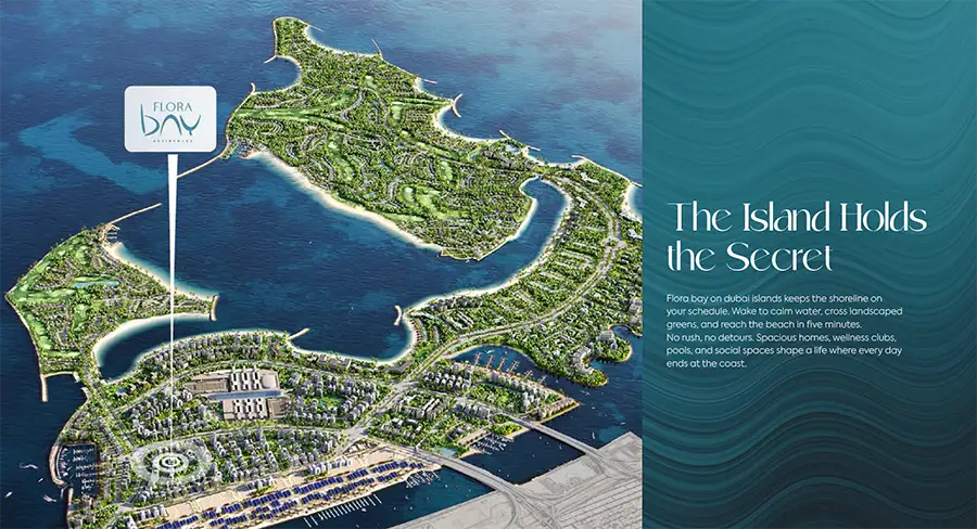 Flora Bay at Dubai Islands Master Plan