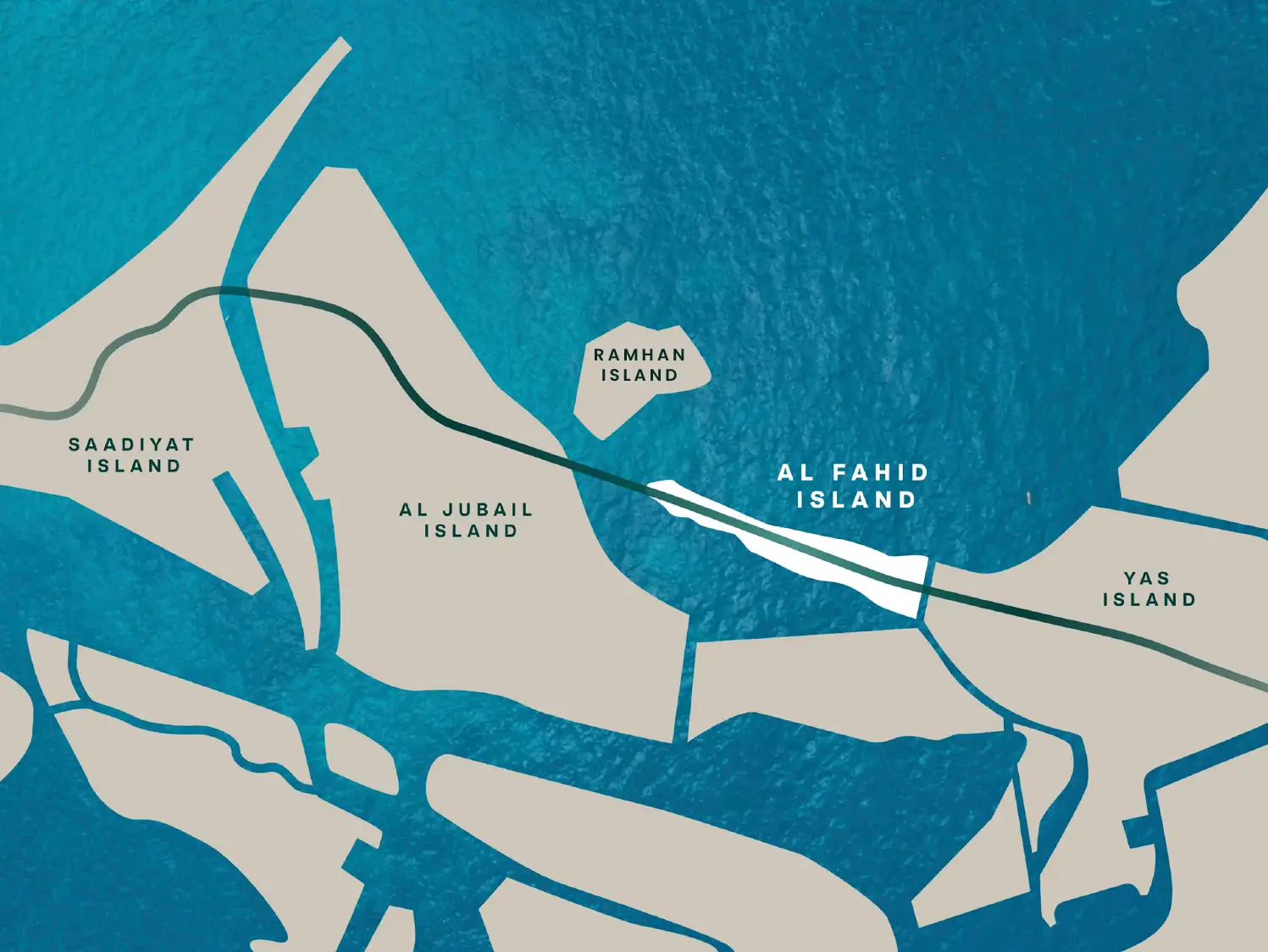 Damac Islands Dubai Location Map