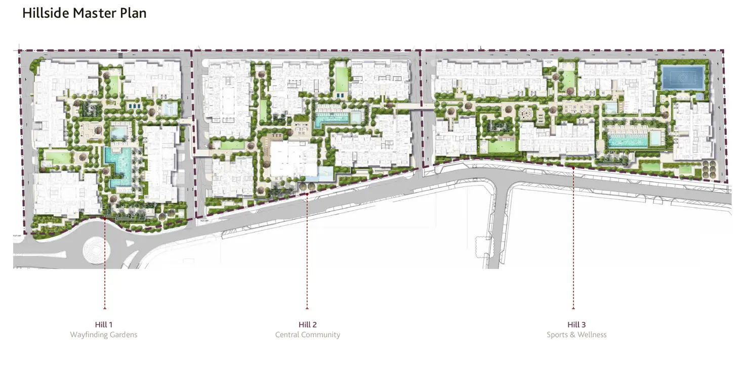 Hillside Residences at Wasl Gate Master Plan