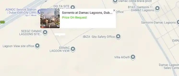 Sorrento at DAMAC Lagoons Master Plan