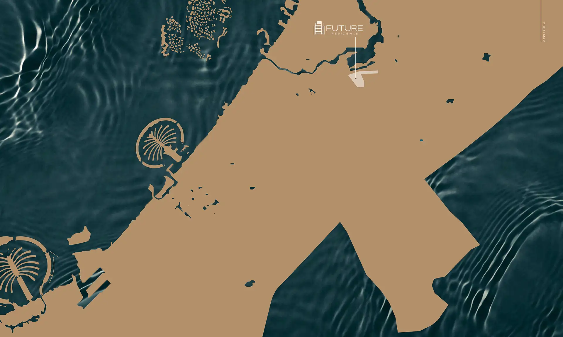 Damac Islands Dubai Location Map