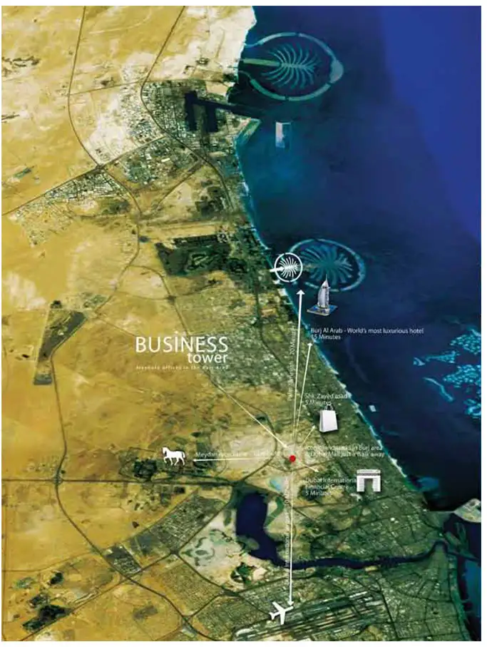 Damac Islands Dubai Location Map