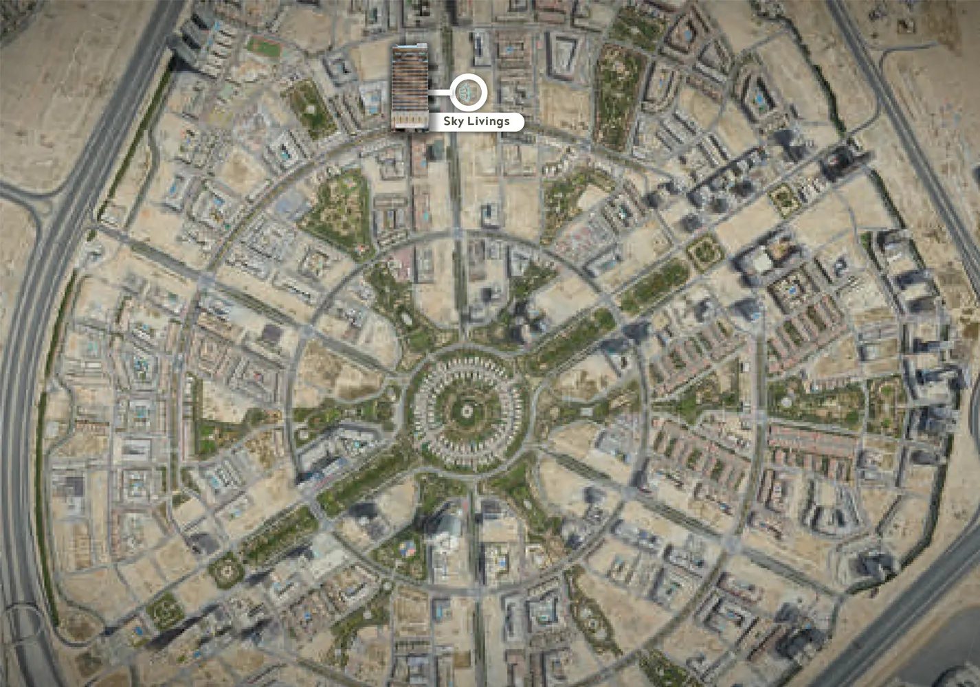 Damac Islands Dubai Location Map