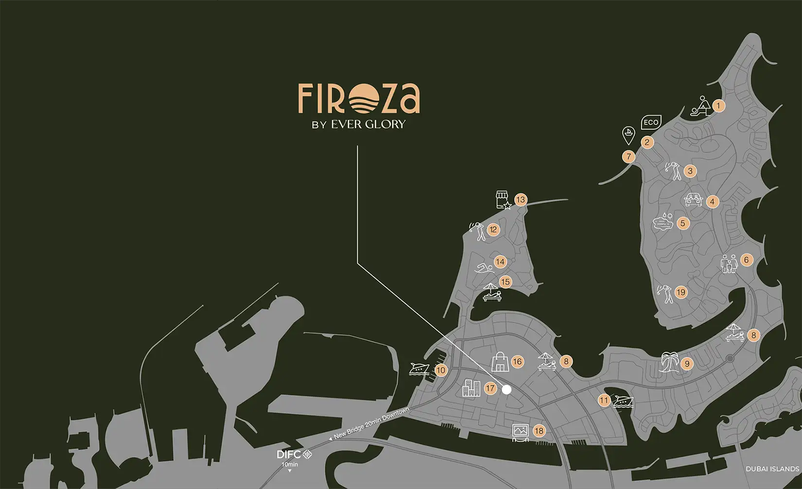 Firoza at Dubai Islands Master Plan