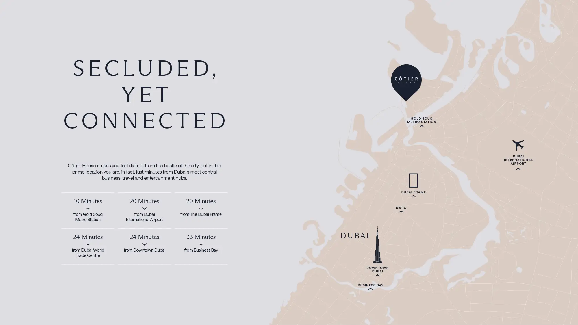 Damac Islands Dubai Location Map