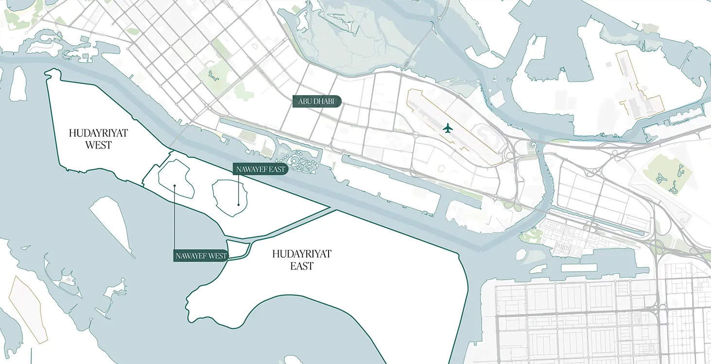 Damac Islands Dubai Location Map