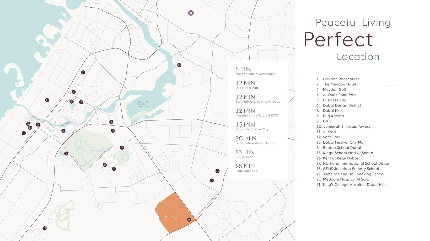 Damac Islands Dubai Location Map