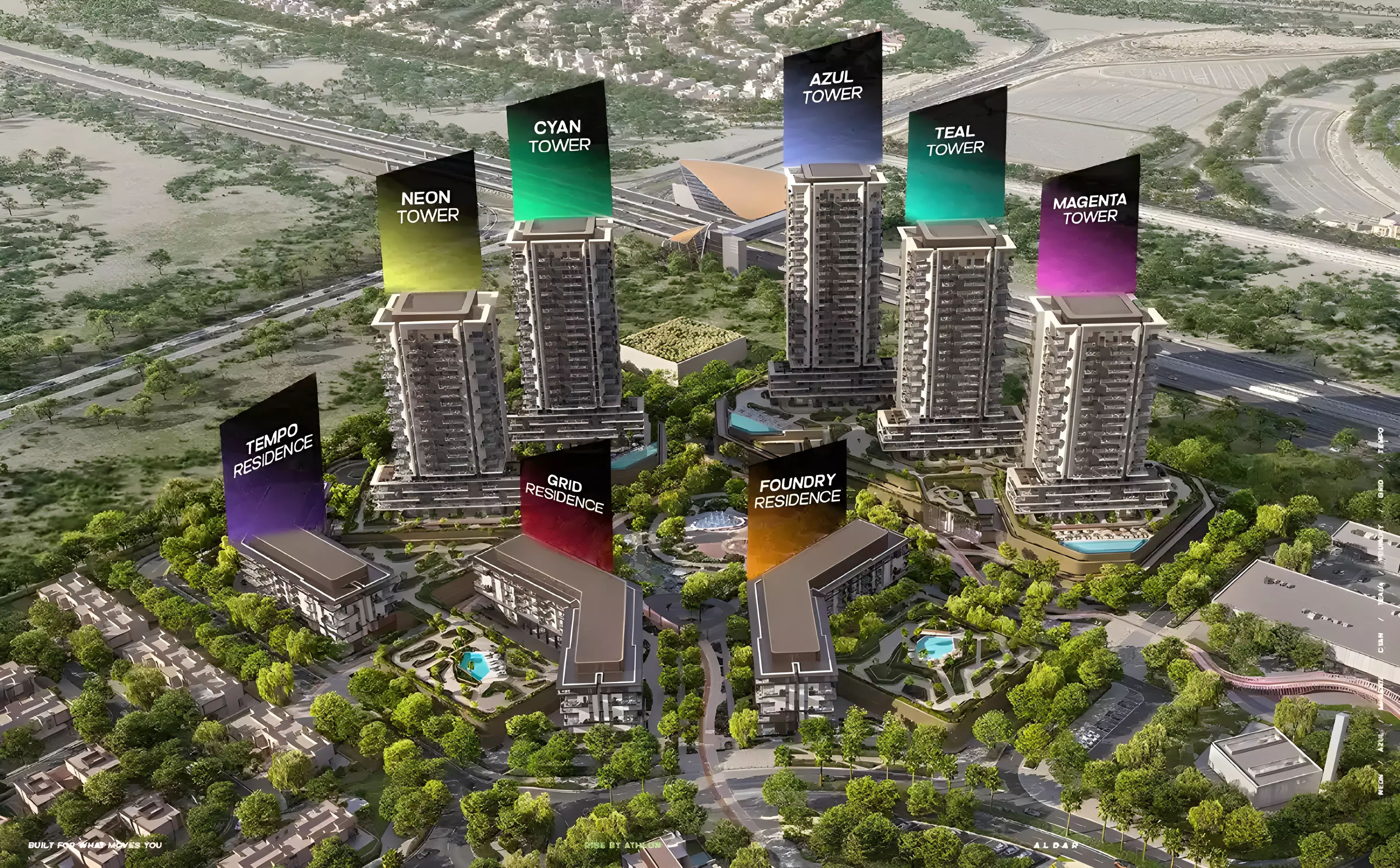 Rise by Athlon Azul Tower Master Plan