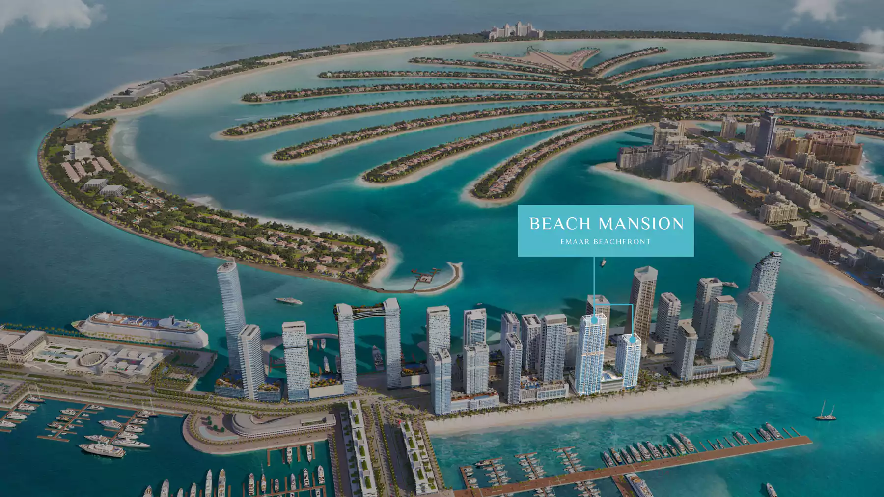 Beach Mansion at Emaar Beachfront Master Plan