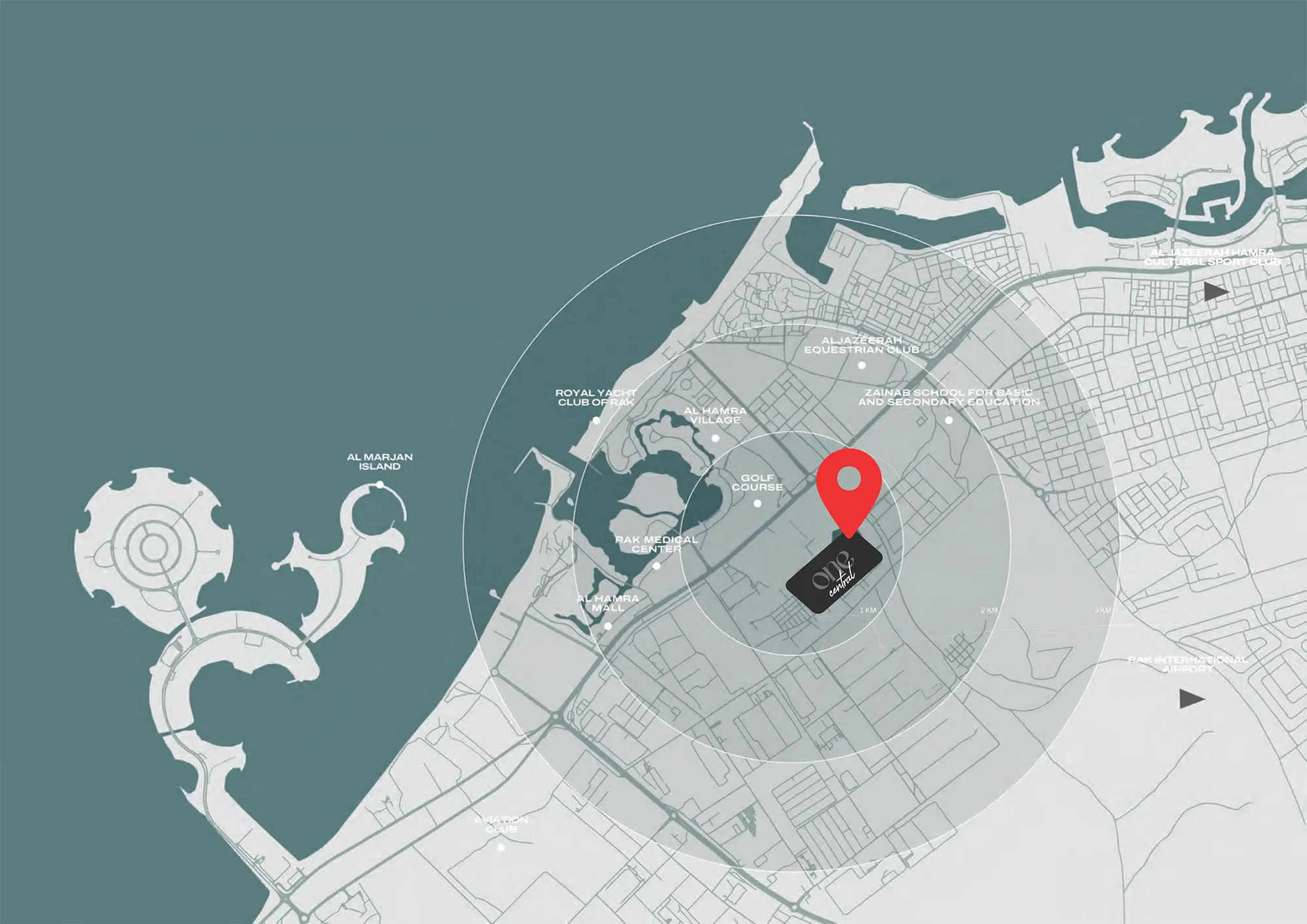 Damac Islands Dubai Location Map