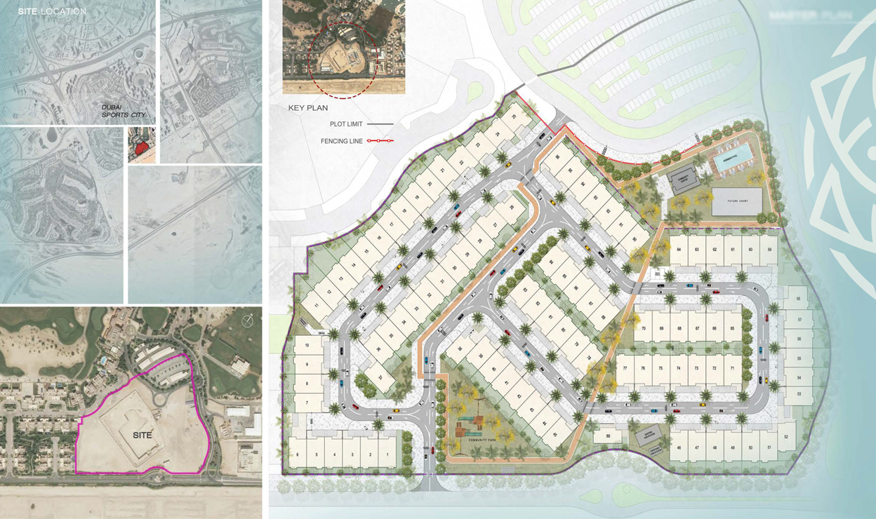 Damac Islands Dubai Location Map