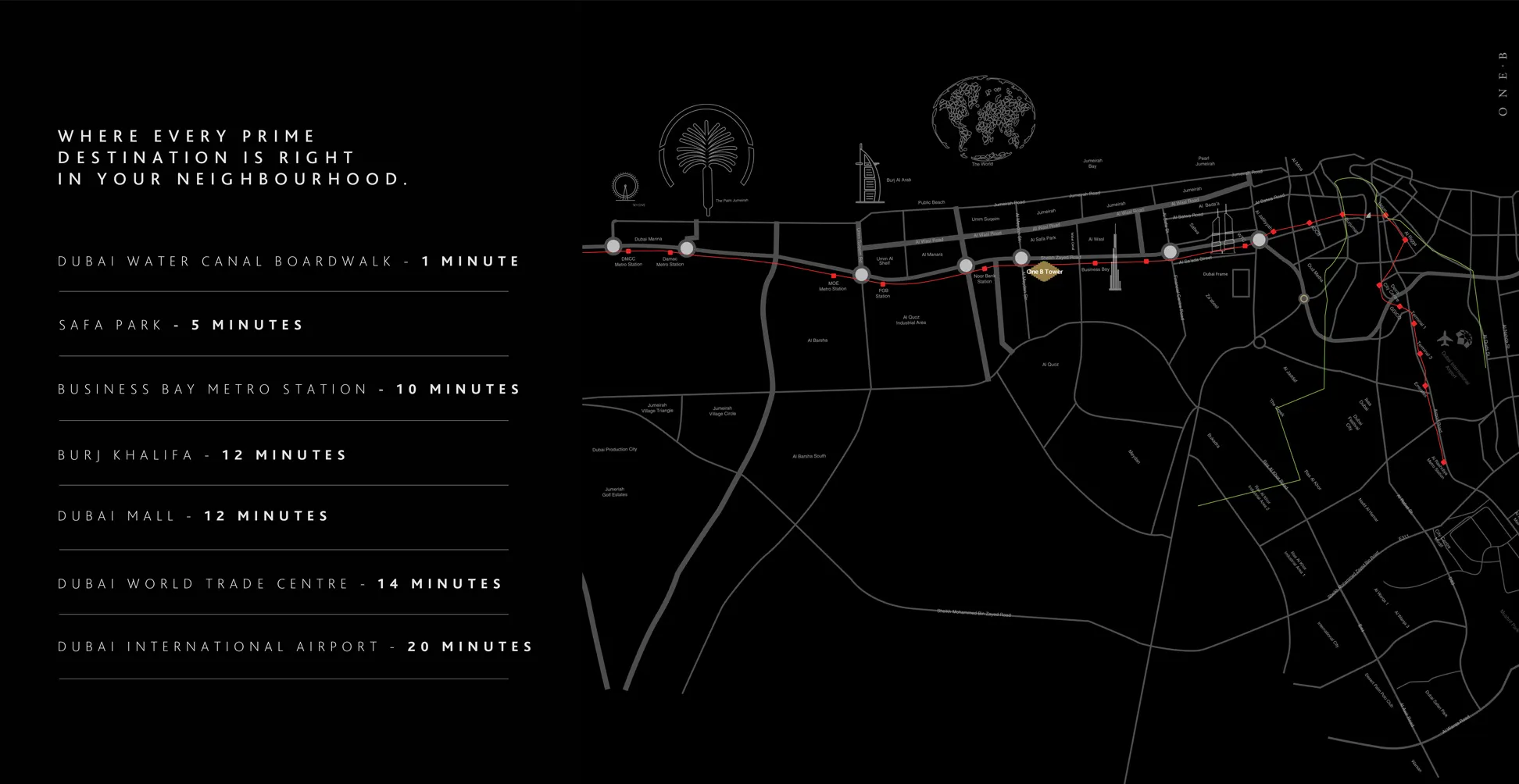 Damac Islands Dubai Location Map