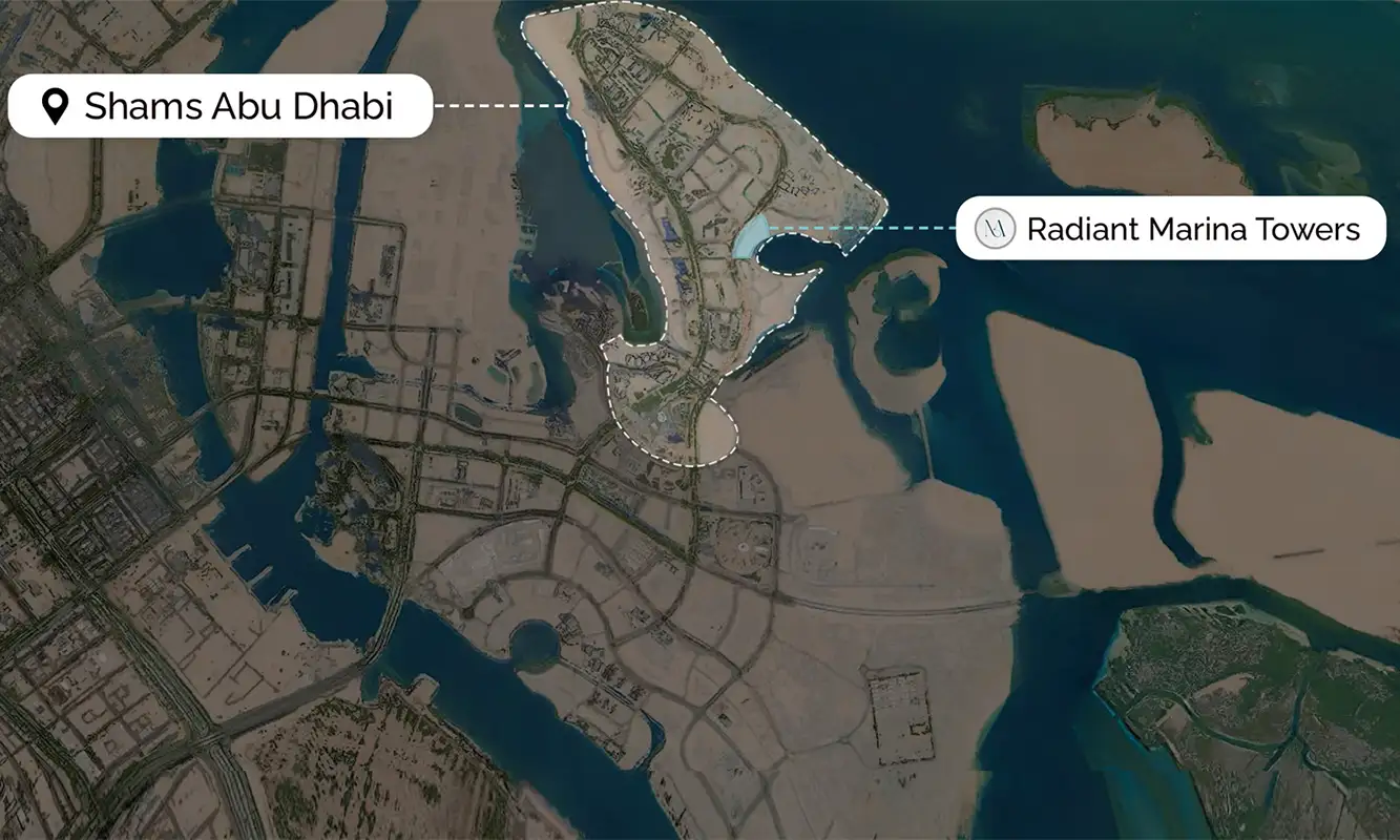 Radiant Marina Towers at Al Reem Master Plan