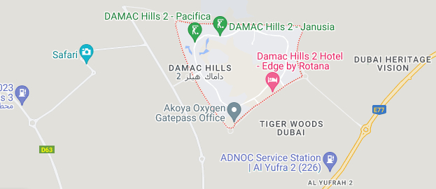 Damac Islands Dubai Location Map