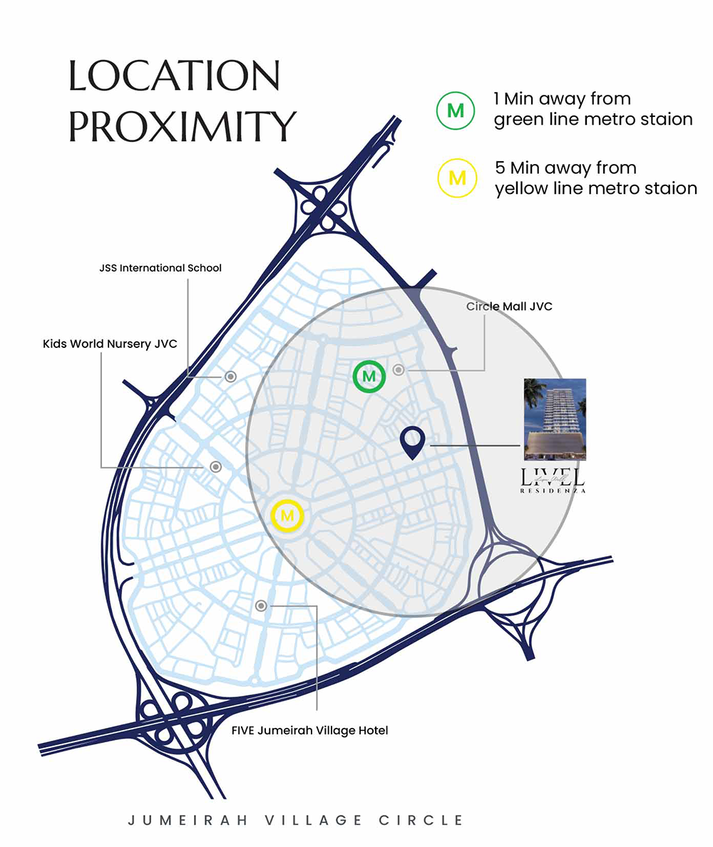 Damac Islands Dubai Location Map