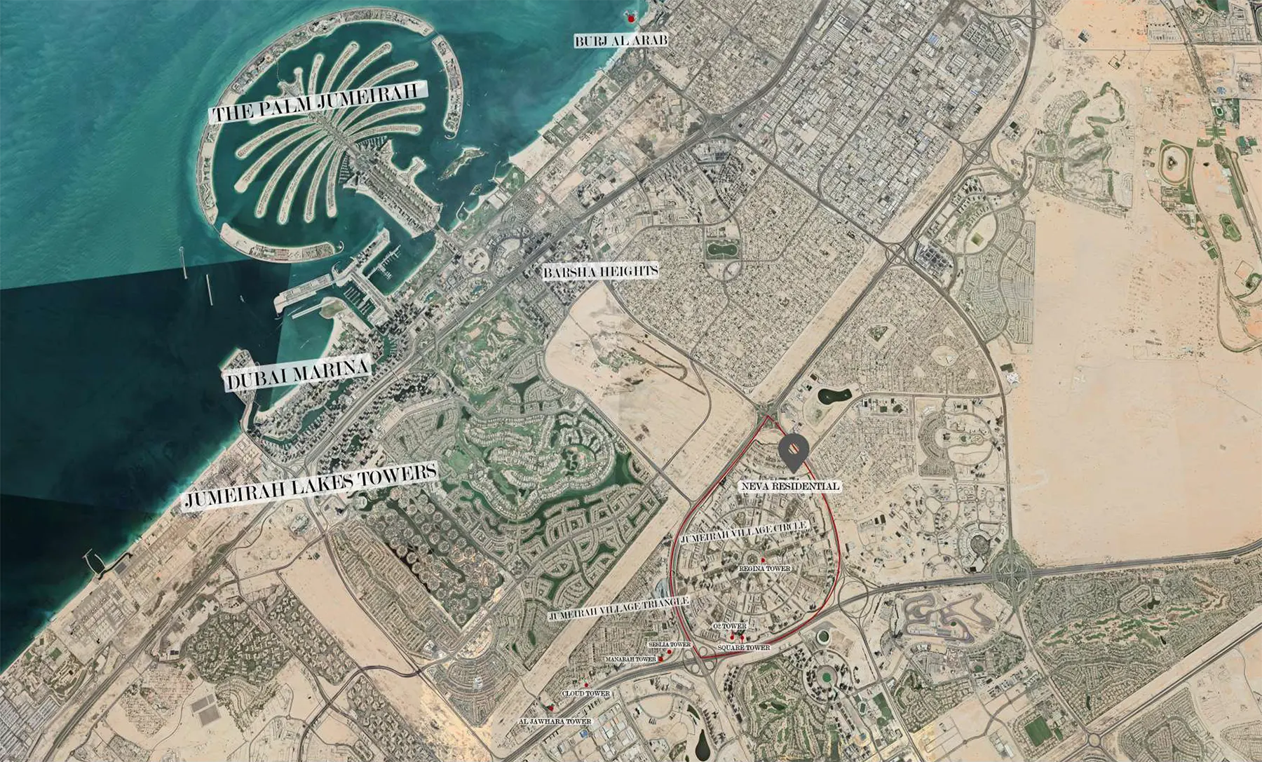 Neva Residences at JVC Dubai Master Plan