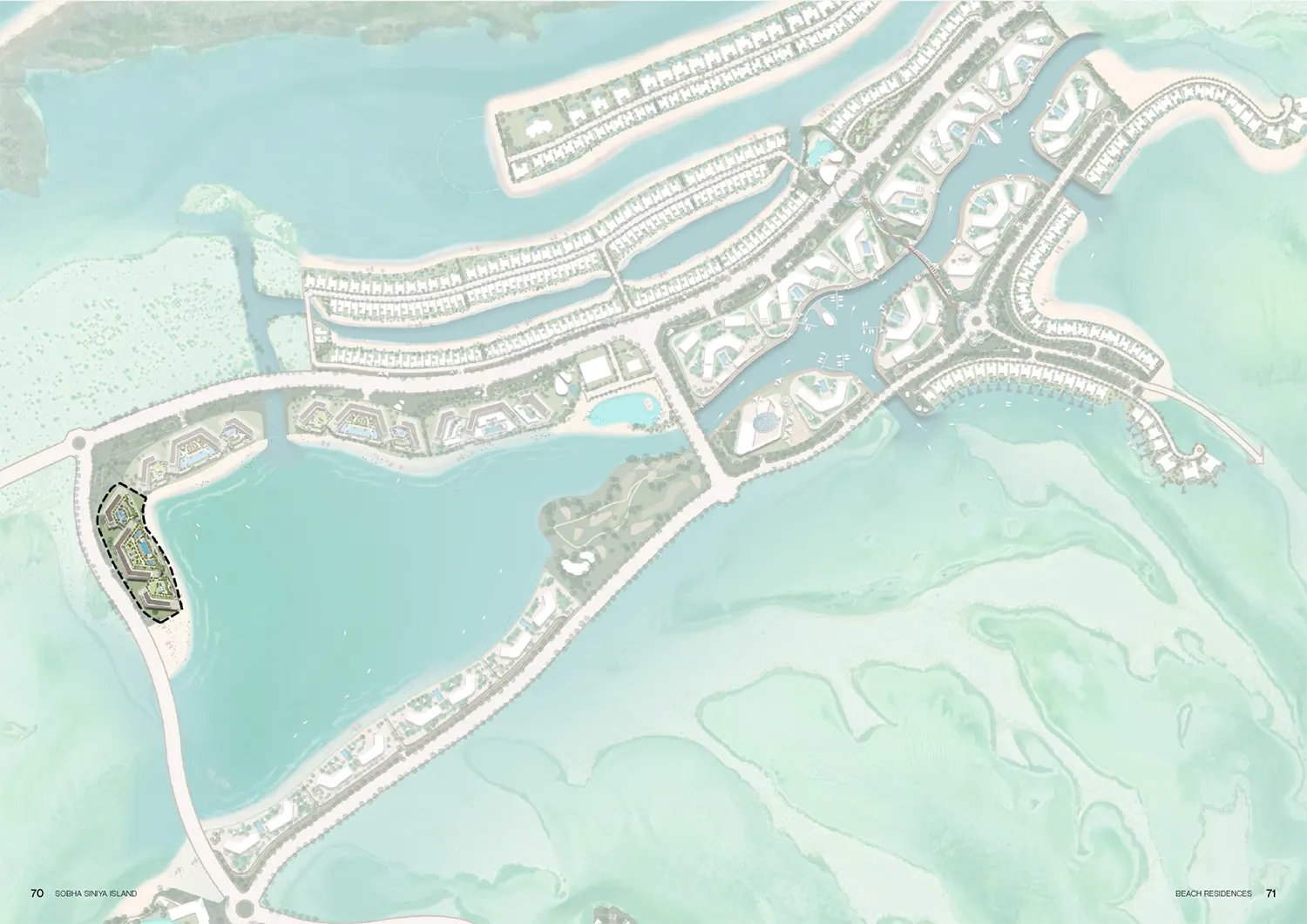 Damac Islands Dubai Location Map