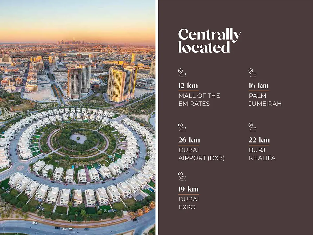 Damac Islands Dubai Location Map