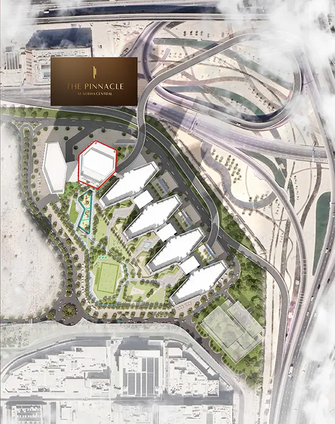 The Pinnacle at Sobha Central Master Plan