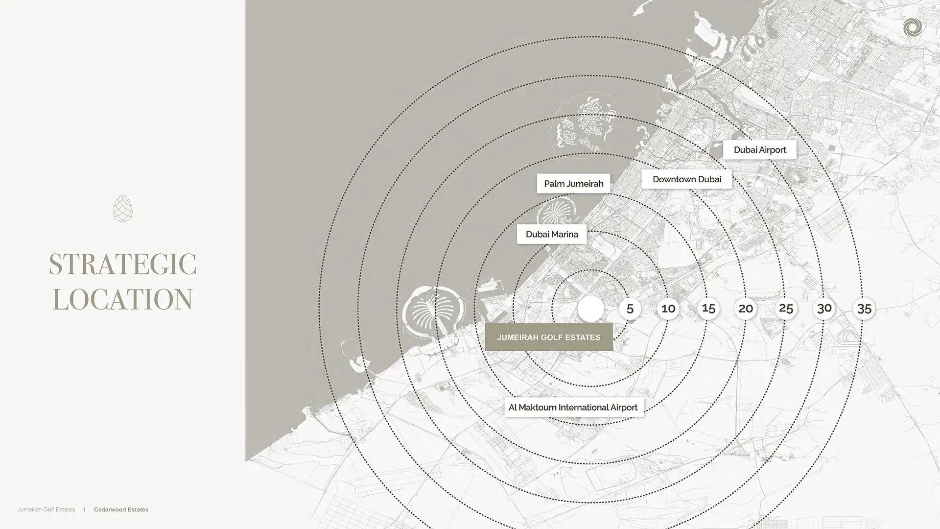 Damac Islands Dubai Location Map