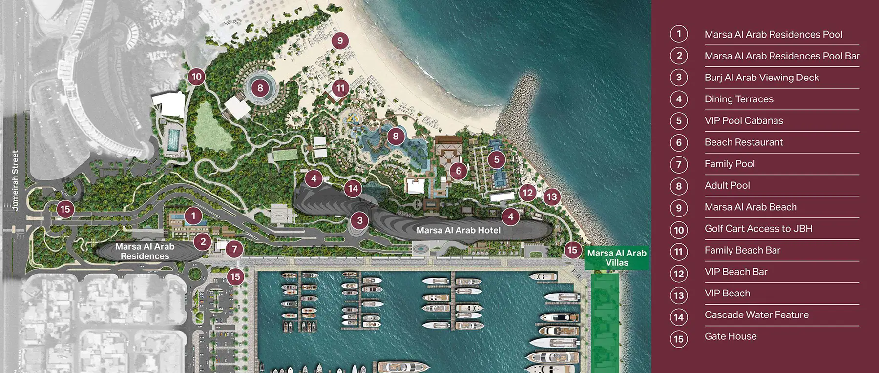 Damac Islands Dubai Location Map