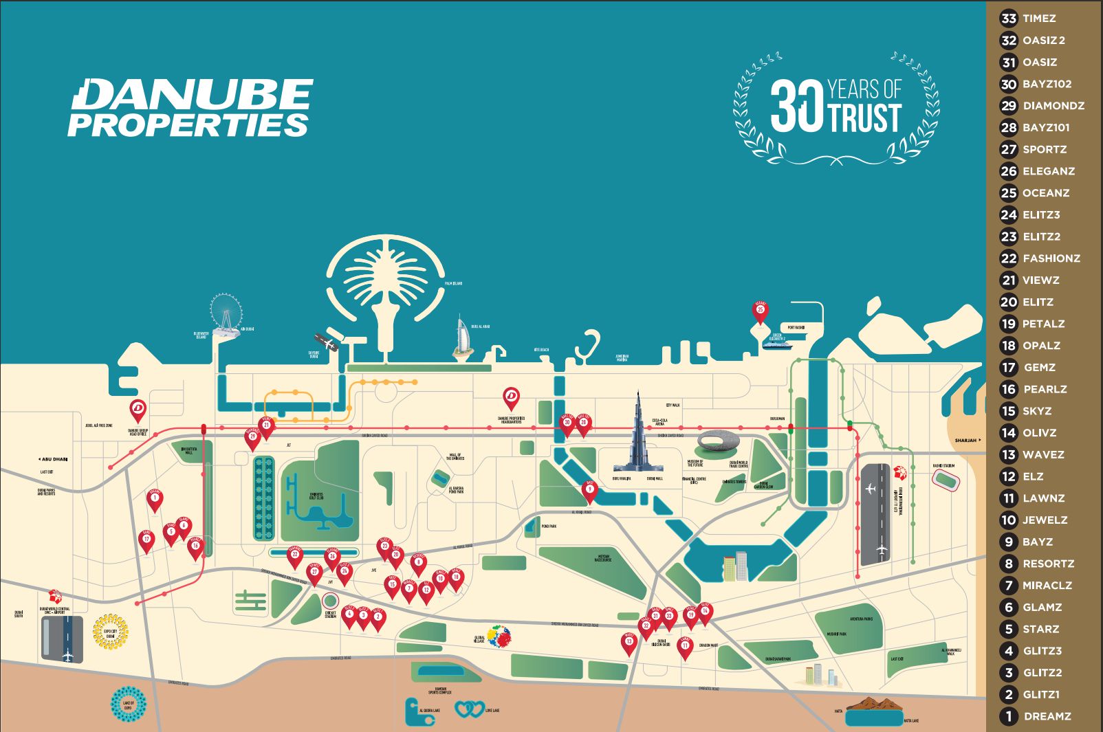 Sparklz by Danube Dubai Master Plan