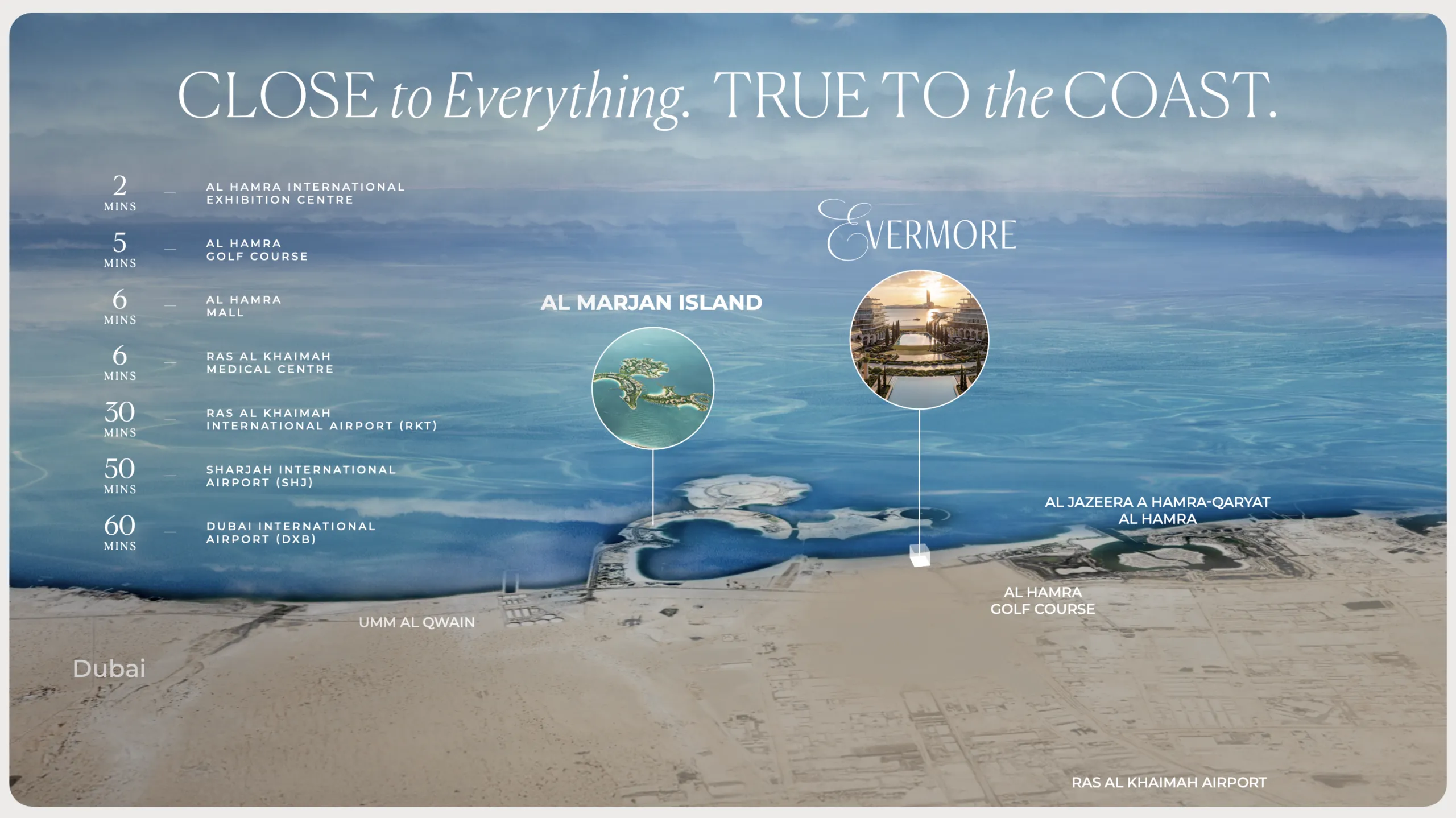 Damac Islands Dubai Location Map