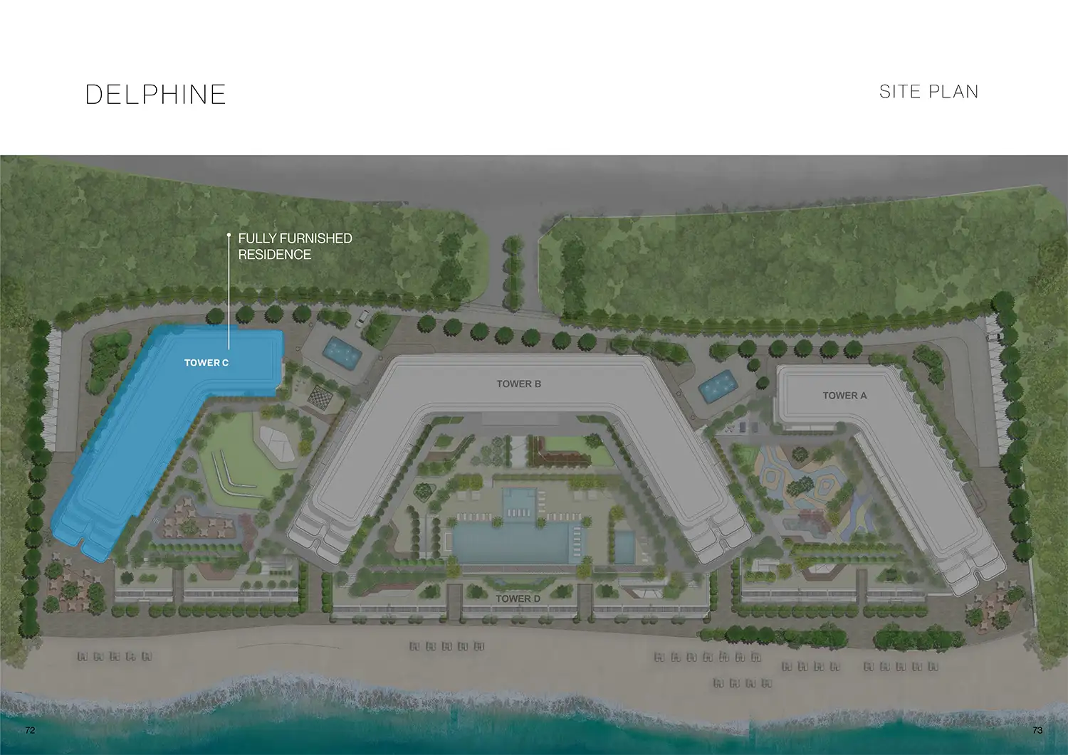 Sobha Delphine Beach Residences Master Plan