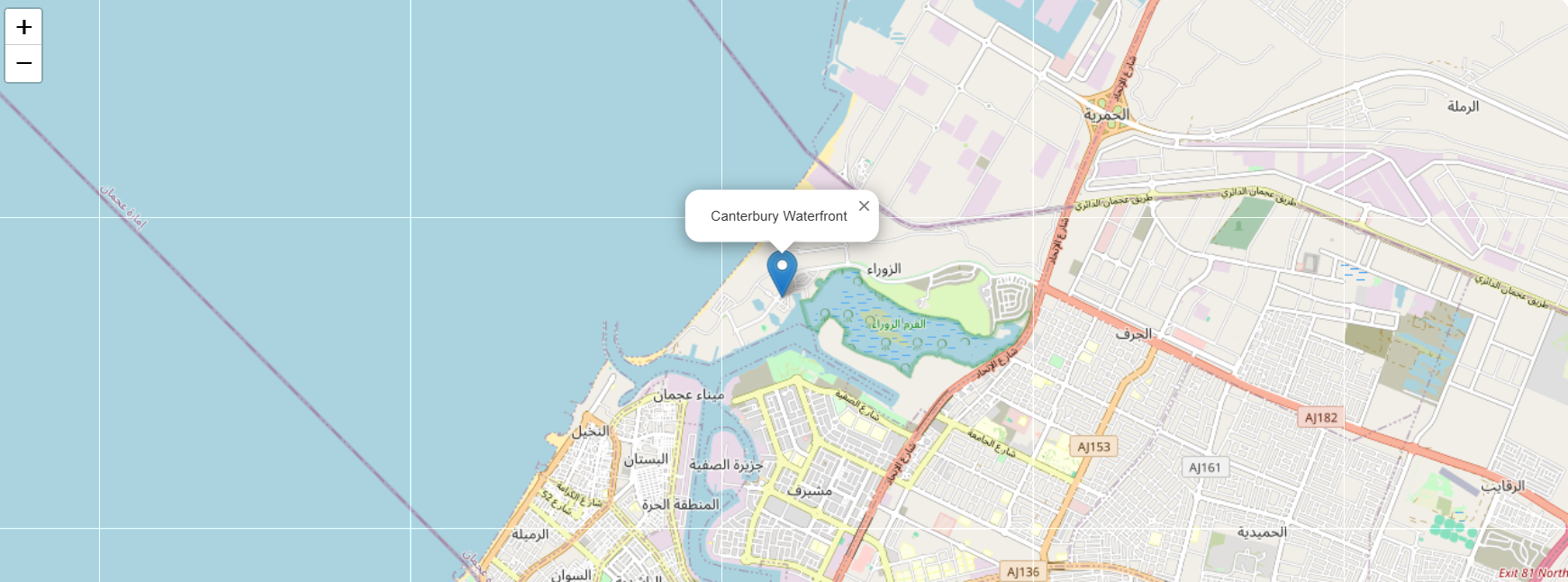 Damac Islands Dubai Location Map