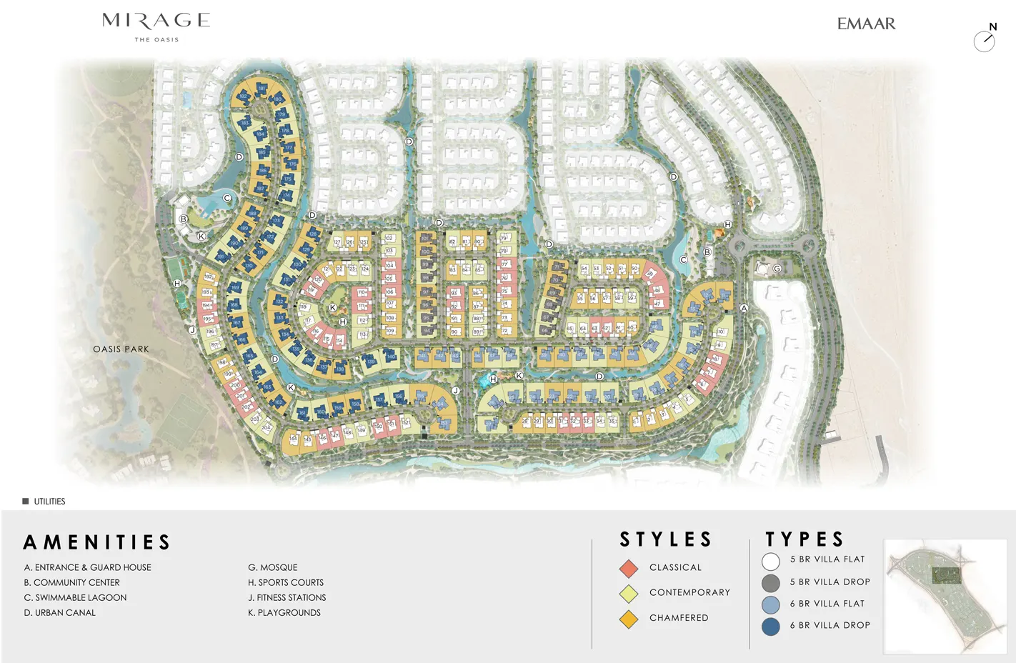 Mirage The Oasis Master Plan