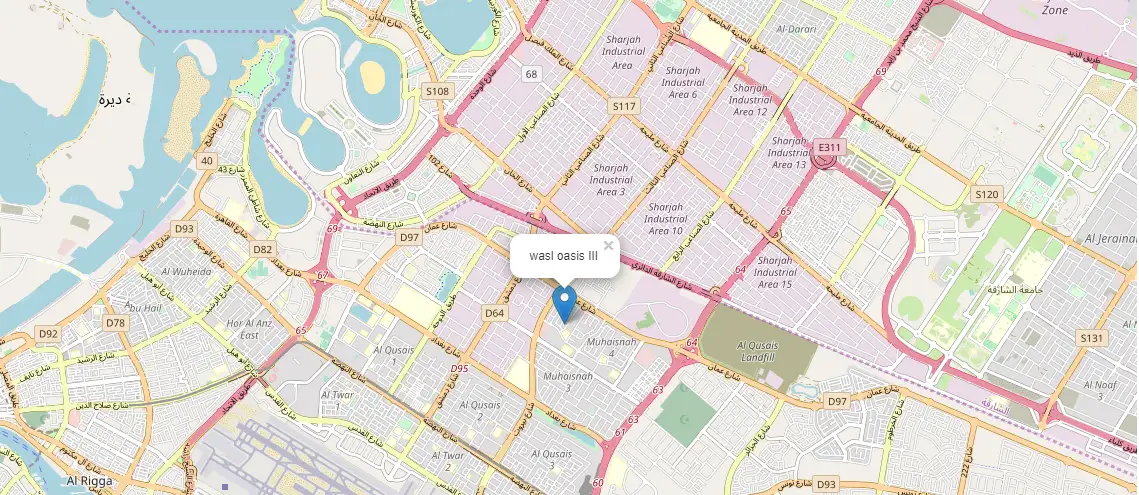Damac Islands Dubai Location Map