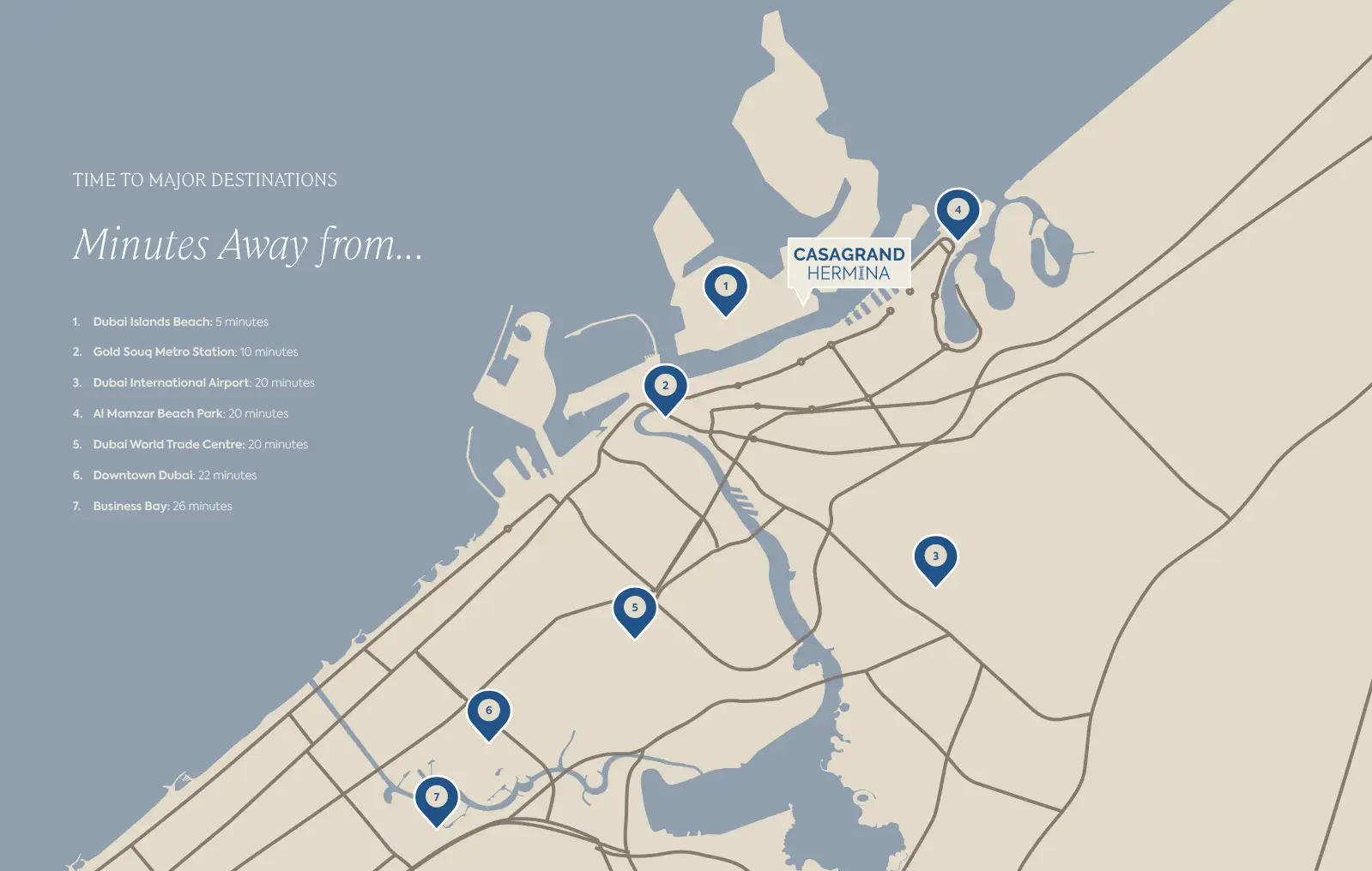 Casagrand Hermina at Dubai Islands Master Plan