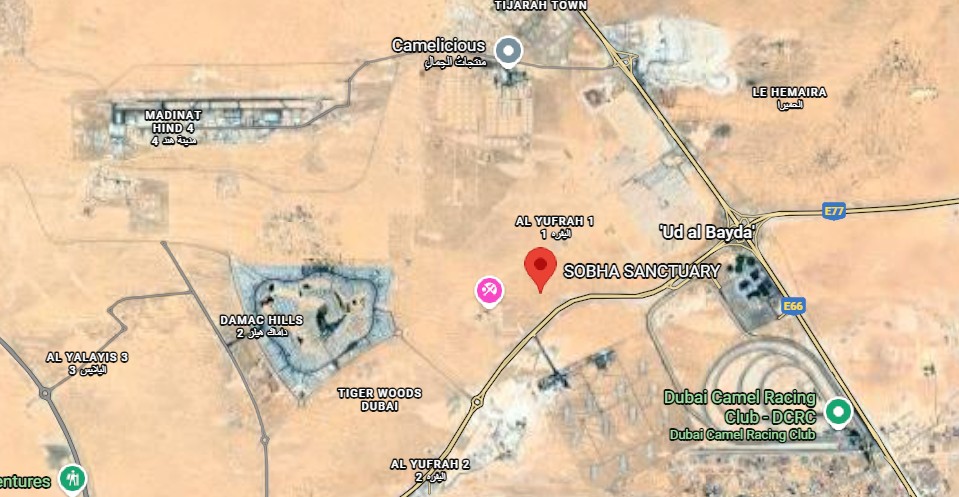 Damac Islands Dubai Location Map