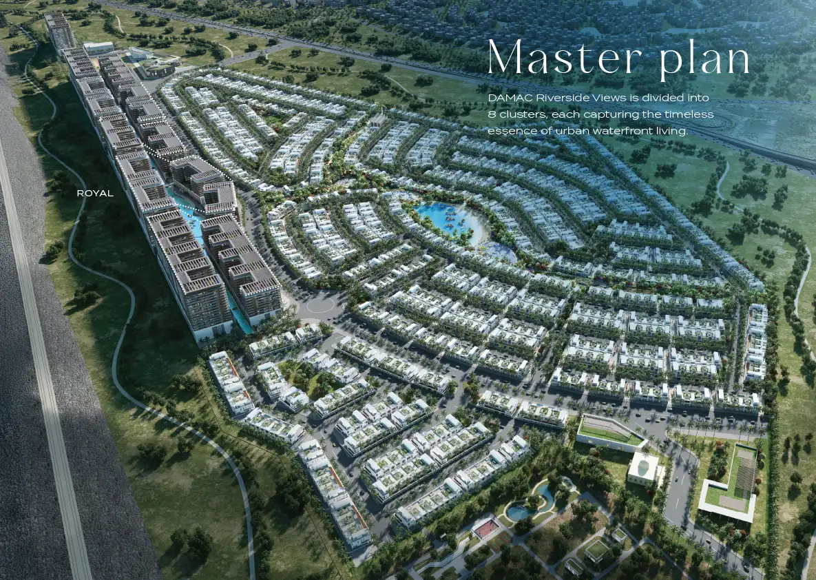 Damac Riverside Views Royal 1 Master Plan