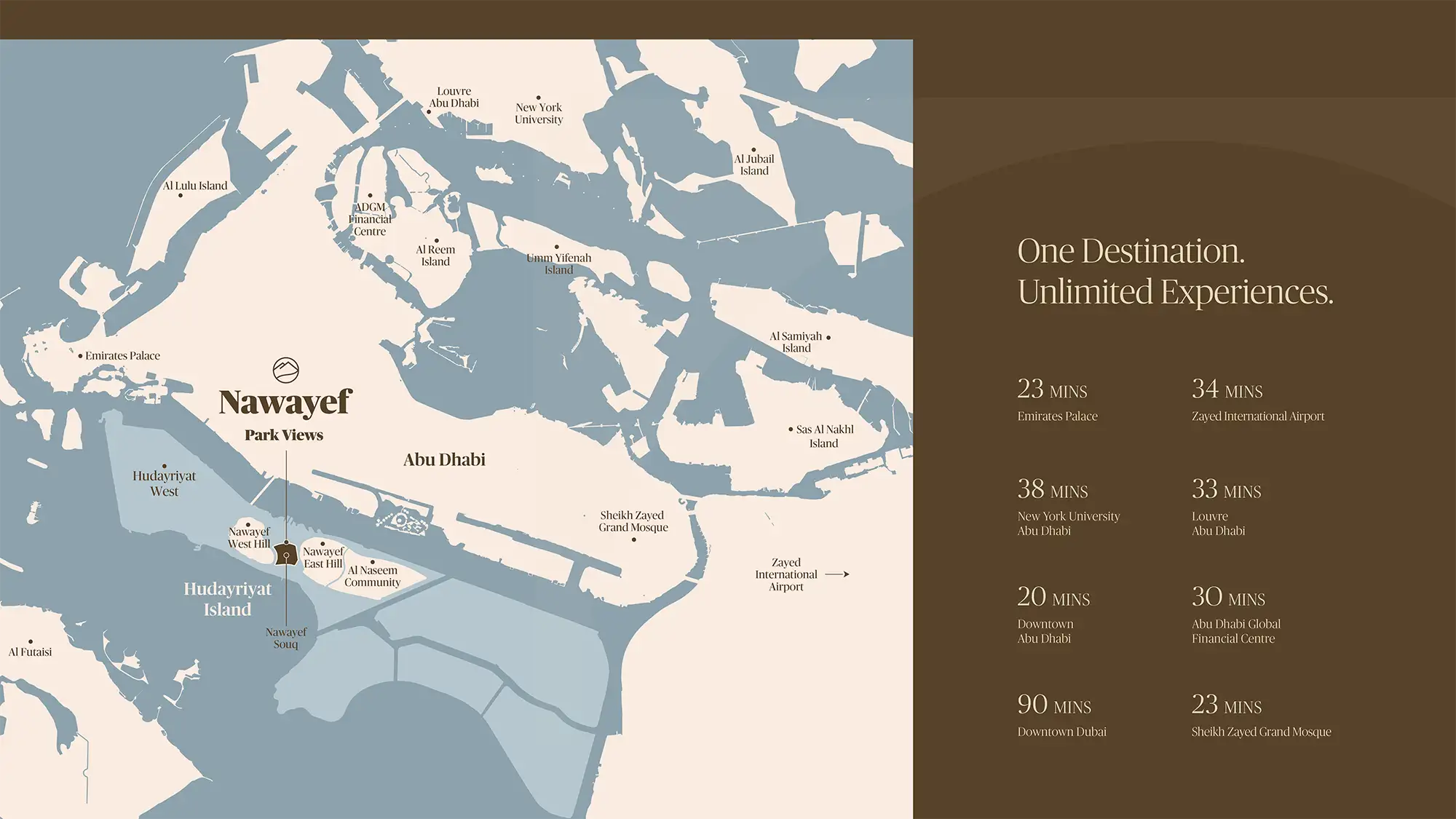 Damac Islands Dubai Location Map