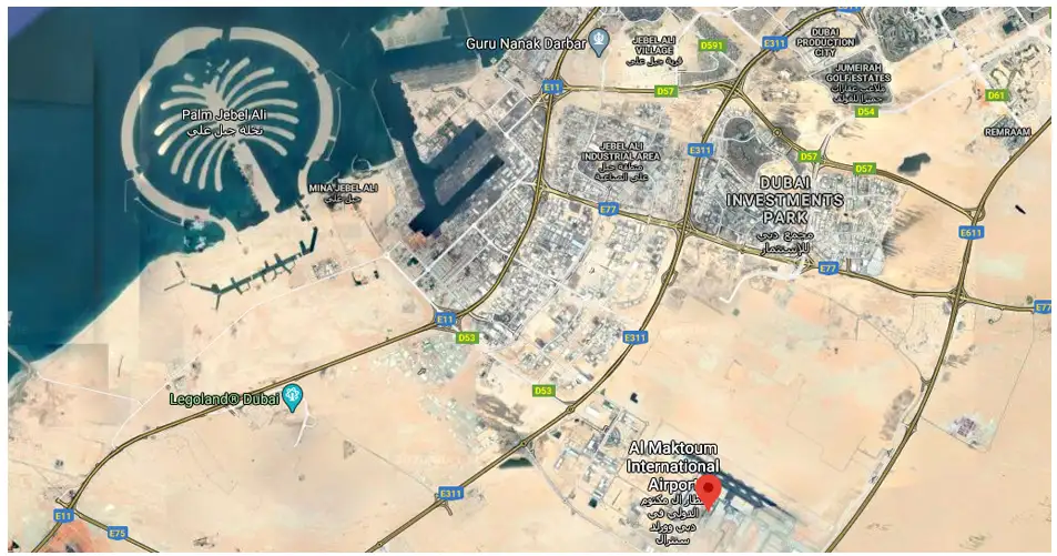 Damac Islands Dubai Location Map
