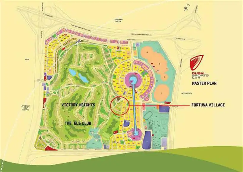 Damac Islands Dubai Location Map