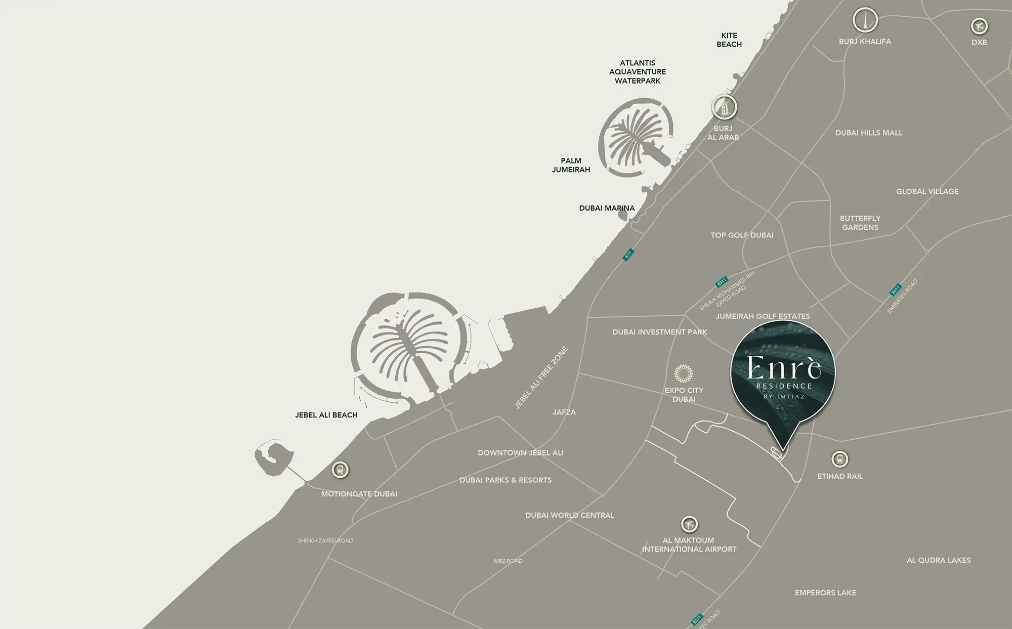 Enre Residence at Dubai South Master Plan